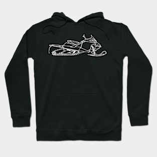 Stylish Snowmobile Lynx Boondocker Hoodie